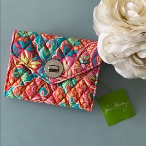 Vera Bradley turn lock wristlet